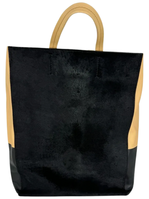 Celine Ponyhair Vertical Bi Color Cabas Tote *NEW*