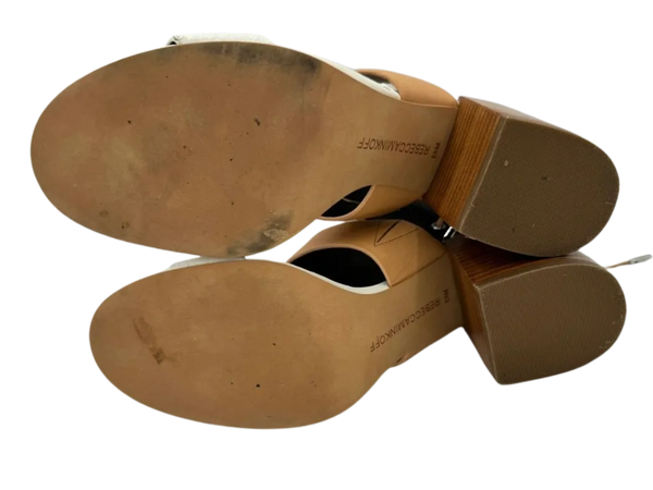 Rebecca Minkoff "Christy" Block Heel Strappy Sandals