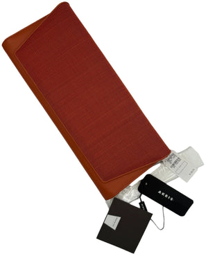 Akris Anouk Flap Clutch in Orange - NEW