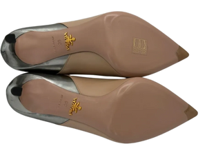 Prada Nude/Metallic Pointed Toe Heels - 39 *NEW*