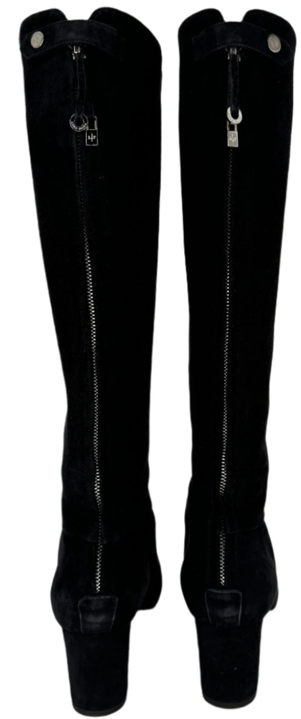 Loro Piana “Jeanne” Suede Knee Boots - Sz 39