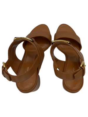 LOUIS VUITTON Grained Calfskin Horizon Sandals