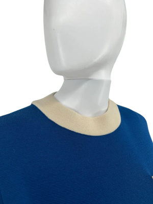 Gucci Blue Knit Wool Mini Dress – Size Large