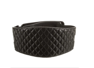 CHANEL FW 2011 Quilted Pattern Belt *Runway*