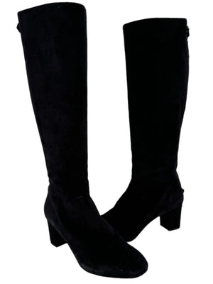 Loro Piana “Jeanne” Suede Knee Boots - Sz 39