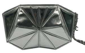 Chanel Midnight Swim Silver Clutch in Patent Leather S/S 2012