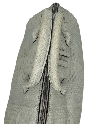 Zagliani Python Large Tomodachi Bowling Bag