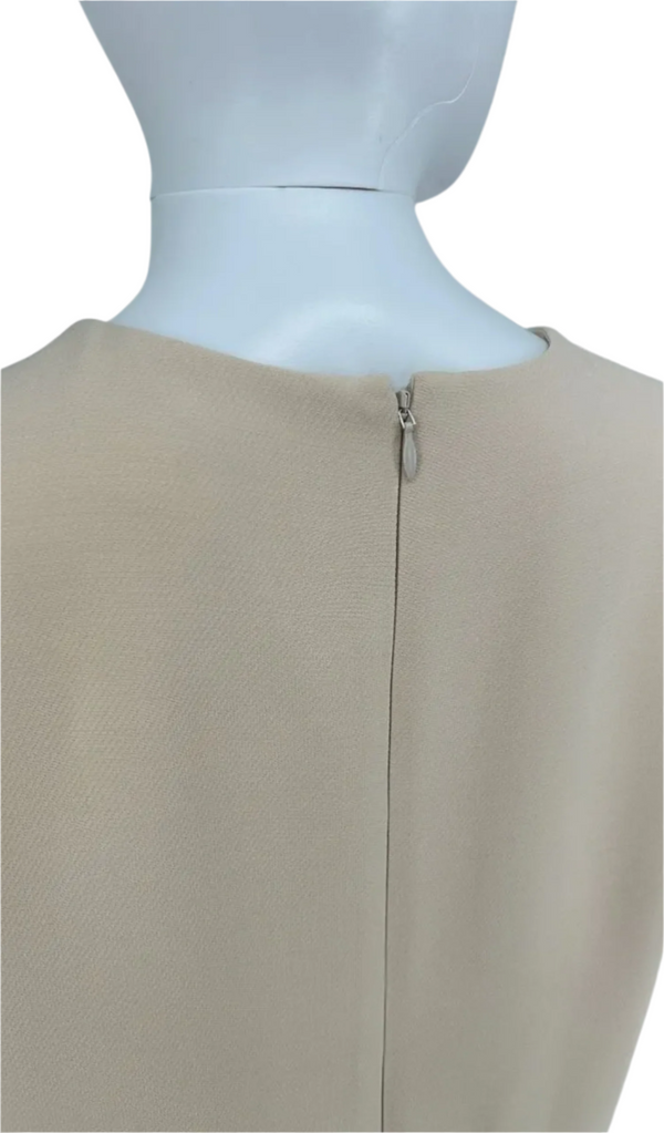 Loro Piana Brigit Ivory Wool & Silk Sleeveless Dress - IT 46- NWT