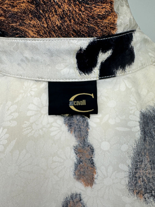 Cavalli Animal Print Blouse