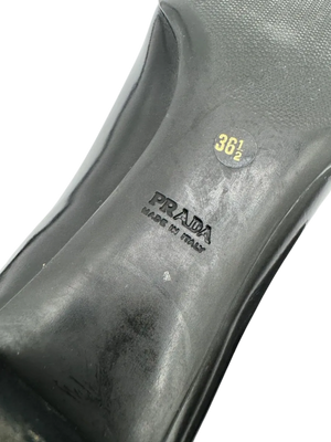 Prada Buckle Kitten Heels