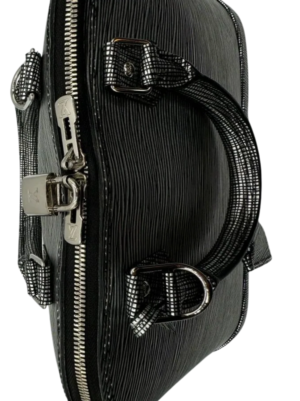 Louis Vuitton Metallic Epi Alma PM Platine