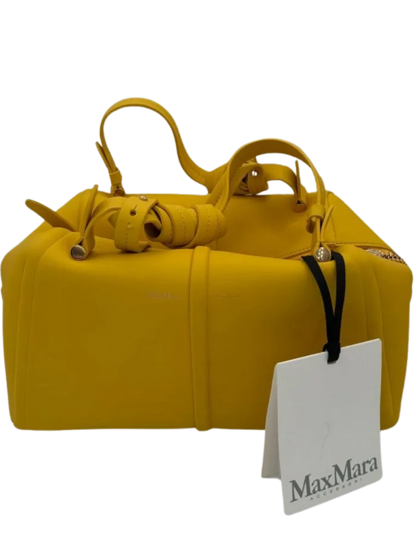 Max Mara Ladies Elsab Yellow Handbag- NWT