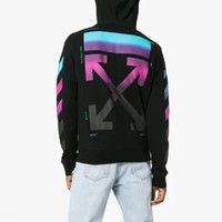 Off-White Gradient Arrows Zip Hoodie – Black – Men’s Size S