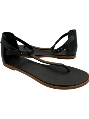 Brunello Cucinelli "Volcano" Monili Chain Flat Thong Sandal