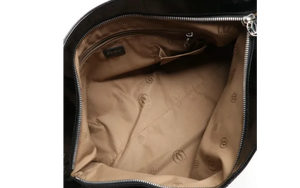 Cartier Large Handbag in Black Patent Leather