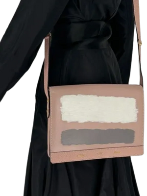 VBH Rothko Inspired Pink Leather Bag