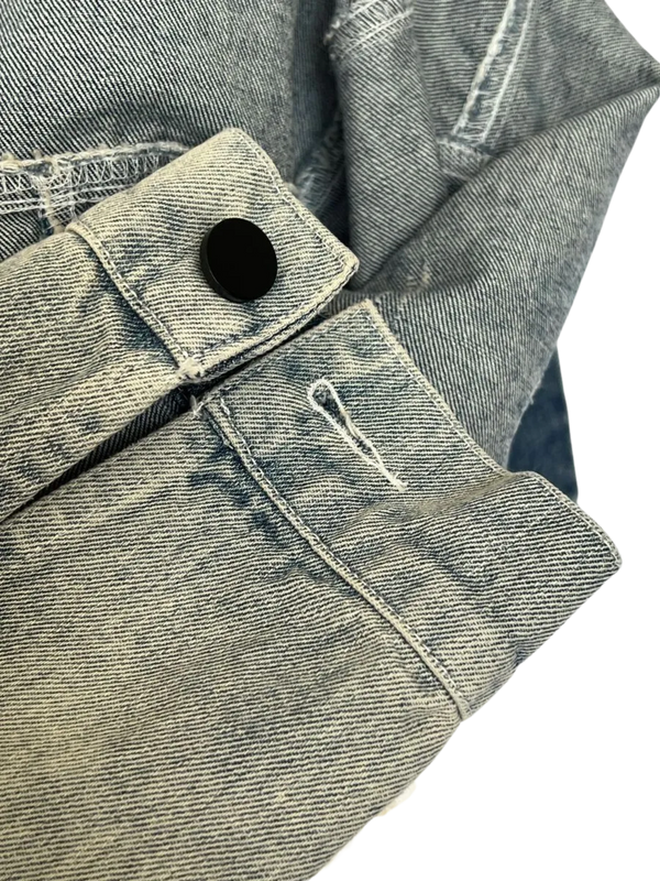 Alexander Wang Distressed Denim Crop Jacket