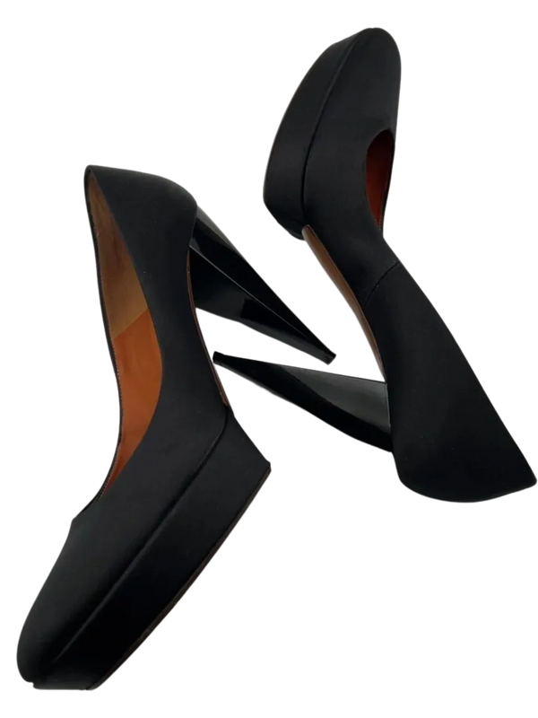 Lanvin 2006 Silk Satin Platforms