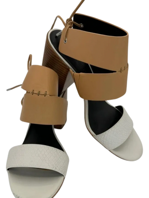 Rebecca Minkoff "Christy" Block Heel Strappy Sandals