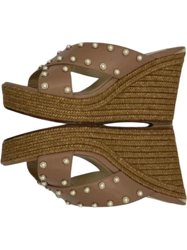 Jimmy Choo Dovina Studded Wedge Sandals *NEW*