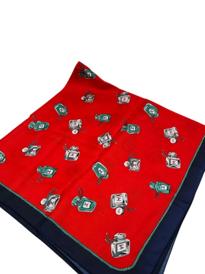 Chanel Perfume Bottle Scarf