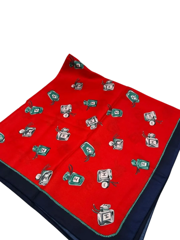 Chanel Perfume Bottle Scarf