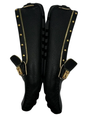 Louis Vuitton Goatskin Studded Suhali Loafers