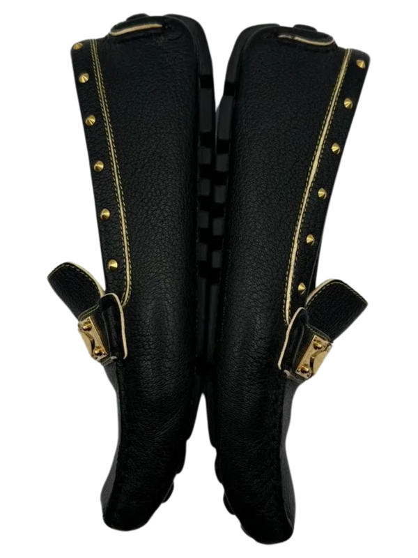 Louis Vuitton Goatskin Studded Suhali Loafers