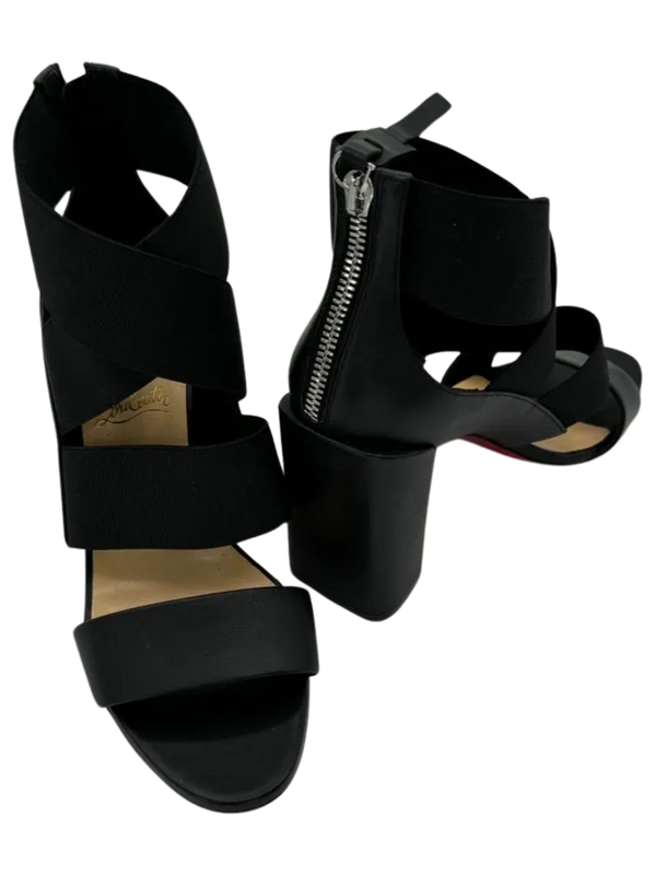 Christian Louboutin Patrouille Leather Sandals 85 *NEW*