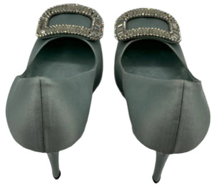 Roger Vivier Trompette Satin Heels - Sz 39.5