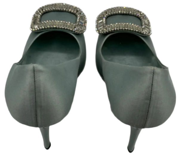 Roger Vivier Trompette Satin Heels - Sz 39.5