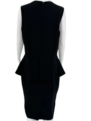 Christian Dior Silk/Wool Peplum Dress