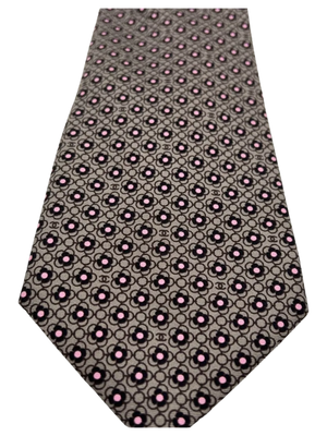 Chanel CC/Camellia Neck Tie