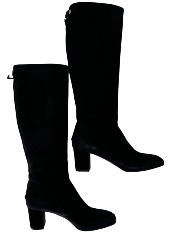 Loro Piana “Jeanne” Suede Knee Boots - Sz 39