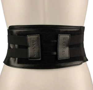 CHANEL FW 2011 Quilted Pattern Belt *Runway*