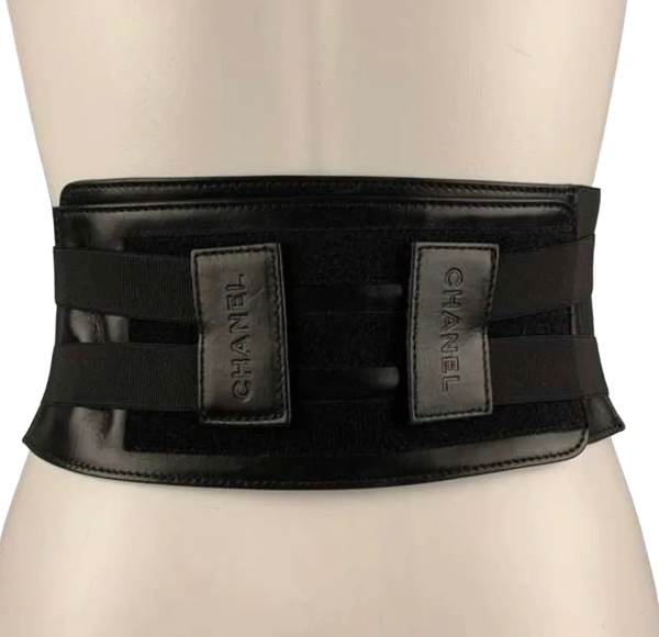 CHANEL FW 2011 Quilted Pattern Belt *Runway*