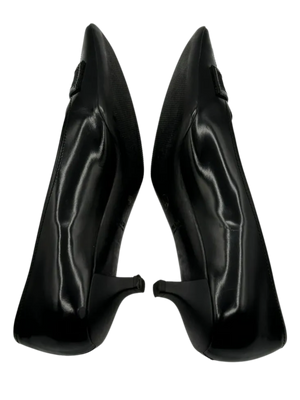Prada Buckle Kitten Heels