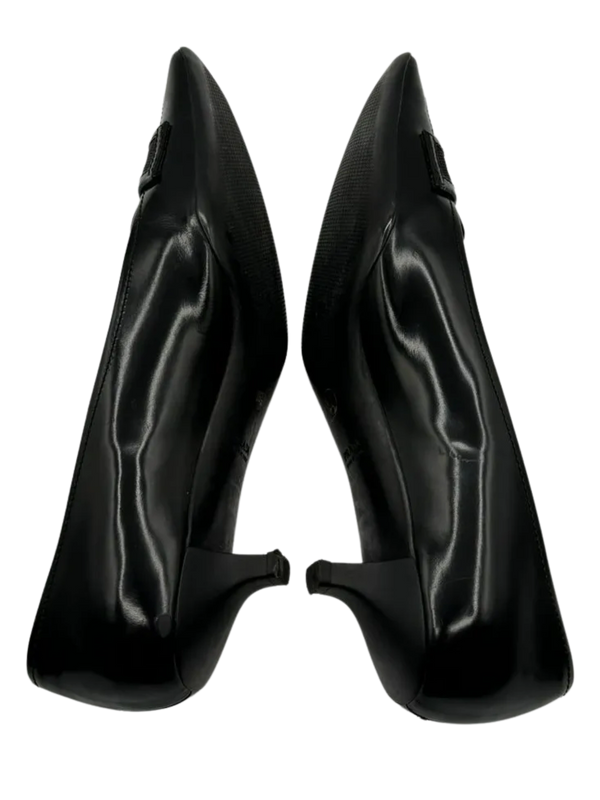 Prada Buckle Kitten Heels