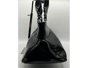 Cartier Large Handbag in Black Patent Leather