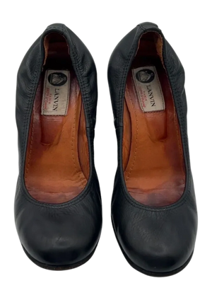 Lanvin Leather Wedges- Vintage