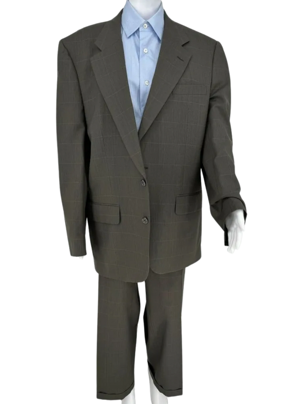 Burberry Suit - Dark Olive- Vintage