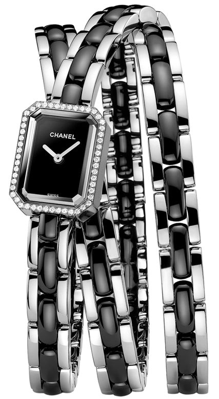 Chanel Première 18K White Gold Diamond Bezel Triple Wrap Watch Ref. O.N. 39306 w/ Box