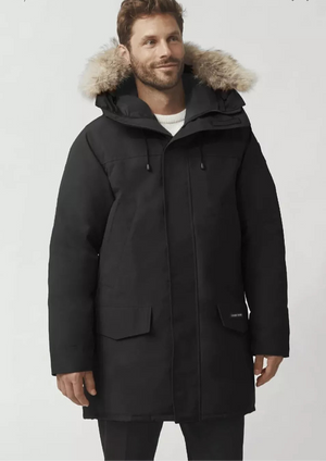 CANADA GOOSE Langford Parka w/ Coyote Fur Hood Color Black Sz XXL