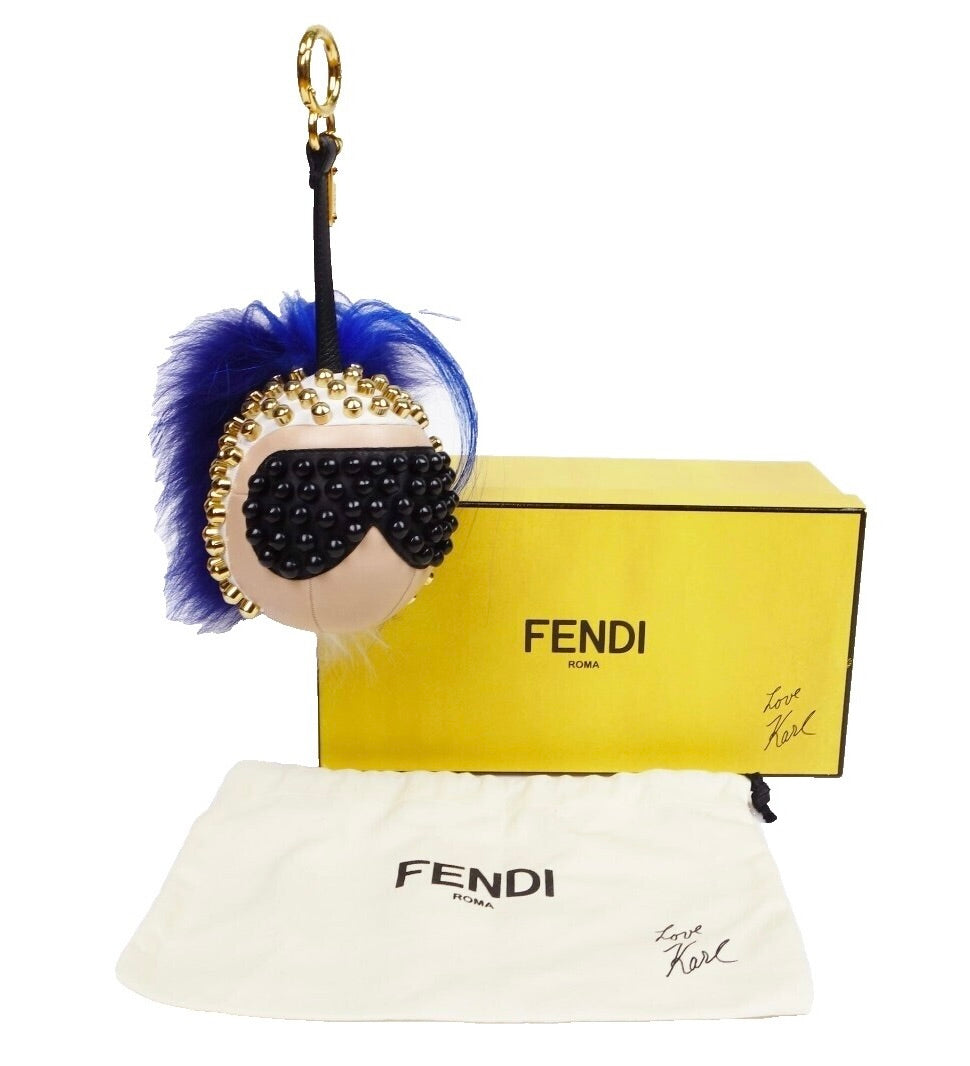 Fendi "Punkarlito" Bag Charm/Keychain - Brand New In Box